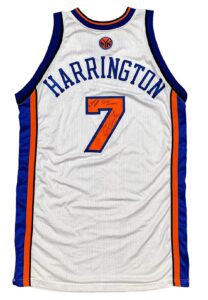 2008-09 Al Harrington NY Knicks Game-Used & Signed Jersey