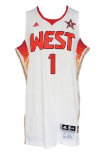 2008-09 Amar’e Stoudemire NBA Western Conference All-Star Game-Used Jersey with Warm-Up Suit