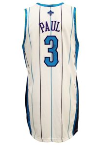 2008-09 Chris Paul New Orleans Hornets Game-Used & Autographed Jersey