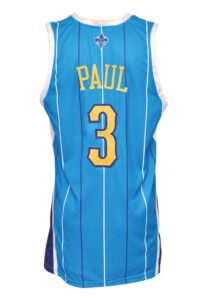 2008-09 Chris Paul New Orleans Hornets Game-Used Road Jersey 