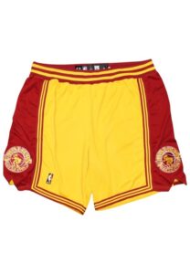 2008-09 Cleveland Cavaliers Game-Used TBTC Shorts Attributed To LeBron James