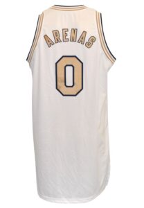 2008-09 Gilbert Arenas Washington Wizards Chicago Zephyrs TBTC Game-Used Home Jersey 