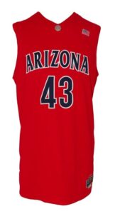 2008-09 Jordan Hill Arizona Wildcats Game-Used Road Jersey