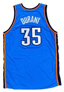 2008-09 Kevin Durant OKC Thunder Game-Used Jersey