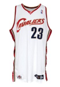 2008-09 LeBron James Cleveland Cavaliers Game-Used & Autographed Home Jersey