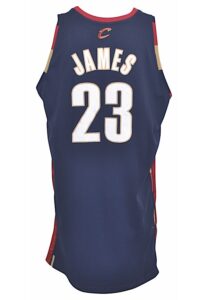 2008-09 LeBron James Cleveland Cavaliers Game-Used Road Jersey