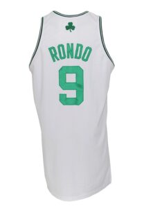 2008-09 Rajon Rondo Boston Celtics Game-Used Home Jersey