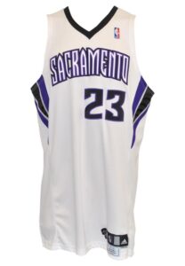 2008-09 Sacramento Kings Game-Used Home Jerseys — Brad Miller & Kevin Martin