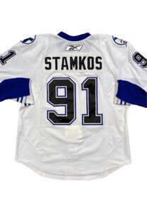 2008-09 Steven Stamkos Tampa Bay Lightning Rookie First NHL Goal Game-Used Jersey