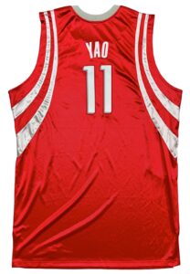 2008-09 Yao Ming Houston Rockets Game-Used Jersey