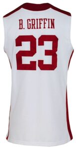 2008-2009 Blake Griffin Oklahoma Sooners Game-Used Home Jersey