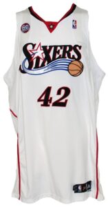 2008-2009 Elton Brand Philadelphia 76ers Game-Used Home Jersey