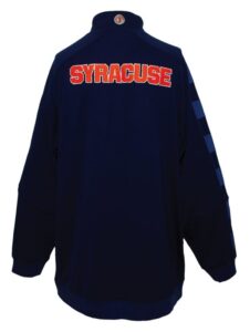 2008-2009 Johnny Flynn Syracuse Orange Worn Warm-up Jacket