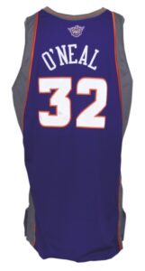 2008-2009 Shaquille O’Neal Phoenix Suns Game-Used Road Jersey