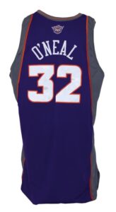 2008-2009 Shaquille O’Neal Phoenix Suns Game-Used Road Jersey 