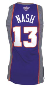 2008-2009 Steve Nash Phoenix Suns Game-Used Road Jersey