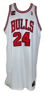 2008-2009 Tyrus Thomas Chicago Bulls Game-Used Home Jersey