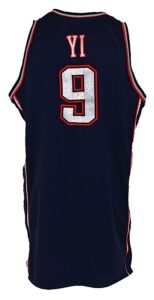 2008-2009 Yi JianLian New Jersey Nets Game-Used Road Jersey