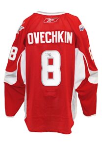 2008 Alex Ovechkin Washington Capitals Autographed Replica All-Star Jersey