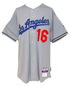 2008 Andre Ethier Los Angeles Dodgers Game-Used Road Jersey