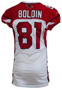 2008 Anquan Boldin Arizona Cardinals Game-Used Home Jersey