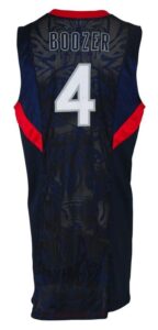 2008 Carlos Boozer USA Summer Olympics Game-Used Road Jersey