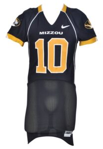 2008 Chase Daniel University of Missouri Tigers Game-Used Home Jersey