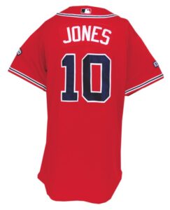 2008 Chipper Jones Atlanta Braves Game-Used Alternate Jersey