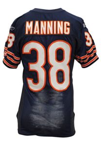 2008 Danieal Manning Chicago Bears Game-Used Home Jersey