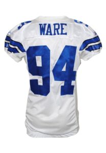 2008 DeMarcus Ware Dallas Cowboys Team-Issued Home Jersey & 2010 DeMarcus Ware Dallas Cowboys Practice Worn Jersey