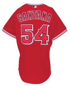 2008 Ervin Santana LA Angels of Anaheim Game-Used Alternate Jersey