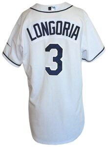 2008 Evan Longoria Rookie Tampa Bay Rays Game-Used Home Jersey