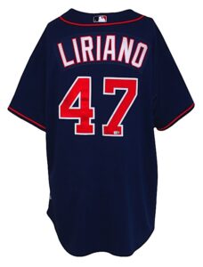 2008 Francisco Liriano Minnesota Twins Game-Used Alternate Jersey