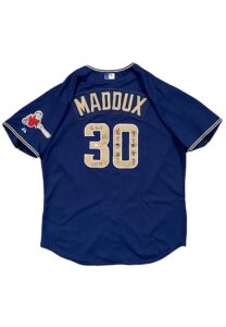 2008 Greg Maddux San Diego Padres Game-Used & Autographed Jersey