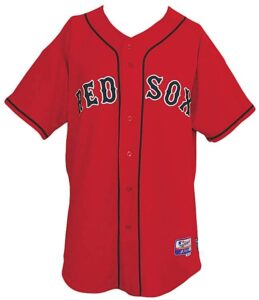 2008 J.D. Drew Boston Red Sox Game-Used Red Alternate Jersey