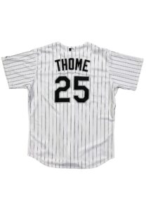 2008 Jim Thome Chicago White Sox Game-Used Jersey