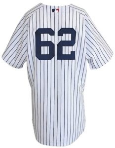 2008 Joba Chamberlain New York Yankees Game-Used Home Pinstripe Spring Training Jersey