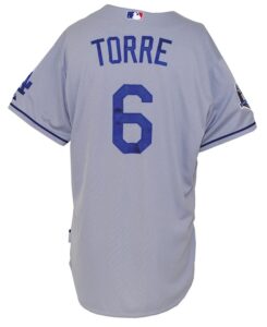 2008 Joe Torre Los Angeles Dodgers Manager-Worn Road Jersey