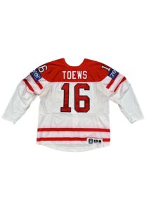 2008 Jonathan Toews Team Canada Game-Used IIHF World Championship Jersey