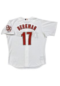 2008 Lance Berkman Houston Astros Game-Used Home Jersey