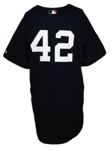 2008 Mariano Rivera New York Yankees Worn Home Batting Practice Jersey