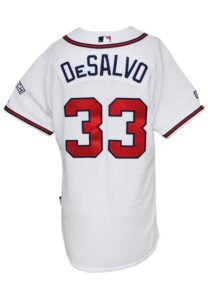 2008 Matt DeSalvo Atlanta Braves Game-Used Home Jersey