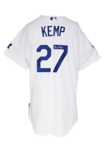 2008 Matt Kemp Los Angeles Dodgers Game-Used & Autographed Home Jersey