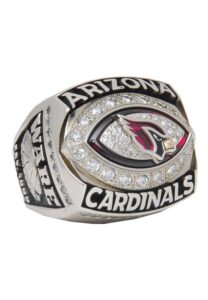 2008 Matt Ware Arizona Cardinals NFC Championship Players Ring With Presentation Box