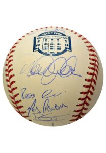 2008 New York Yankees Team Signed OML Baseball