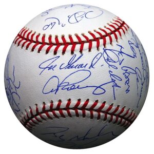 2008 NY Yankees Team Signed Yankee Stadium Commemorative LE Baseball