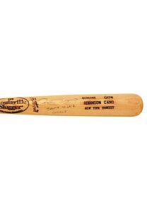 2008 Robinson Cano New York Yankees Game-Used & Autographed Bat