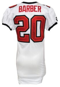 2008 Ronde Barber Tampa Bay Buccaneers Game-Used & Autographed Road Jersey