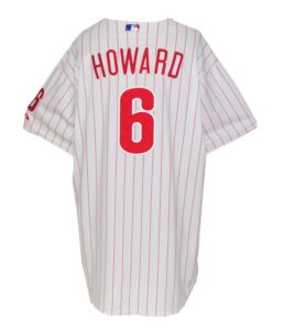 2008 Ryan Howard Philadelphia Phillies Game-Used Home Jersey