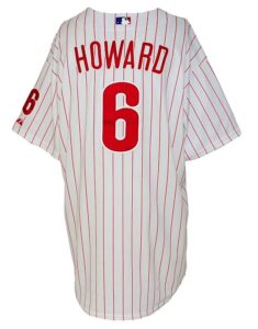 2008 Ryan Howard Philadelphia Phillies Game-Used Home Jersey